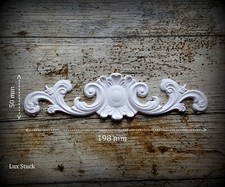 Ornament Möbel Wanddeko Resin Verzierung  Relief Wandrelief Türbogen