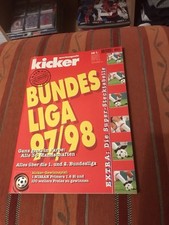 Kicker Bundesliga Sonderheft 1997/98 mit Stecktabelle 