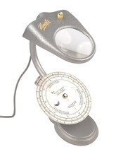 Kienzle Fahrtenschreiber Diagramm Auswerter Lupenleuchte 50er 60er Jahre