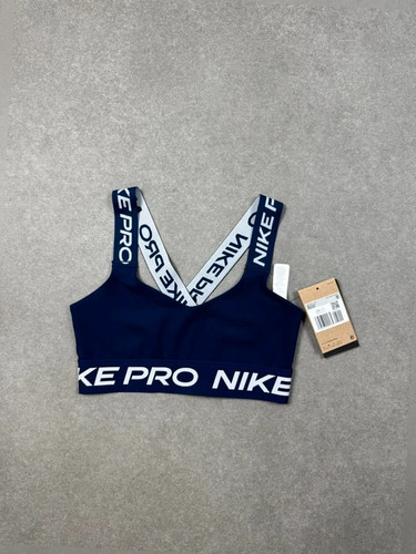 Nike pro sports bra - bra, navy