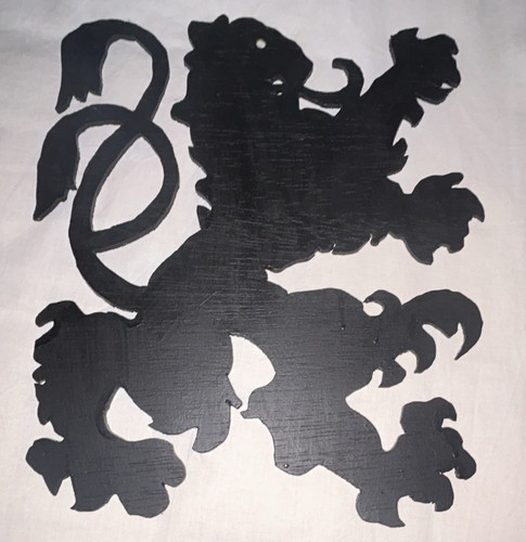 Schwarzer löwen wappen emblem - schwarzer,