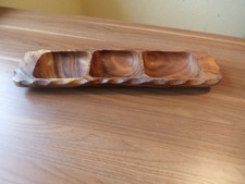 Vintage Schale gedrechselt