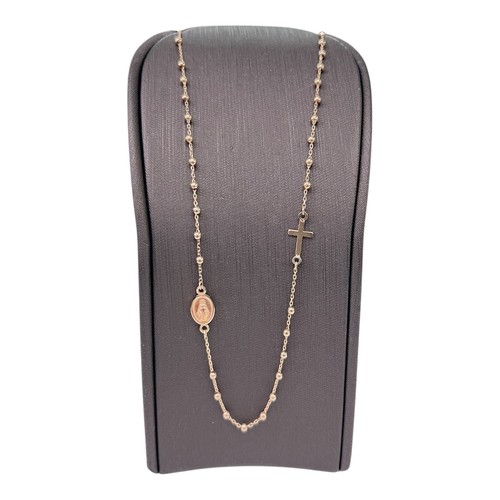 9ct rose gold - 9k, rosary