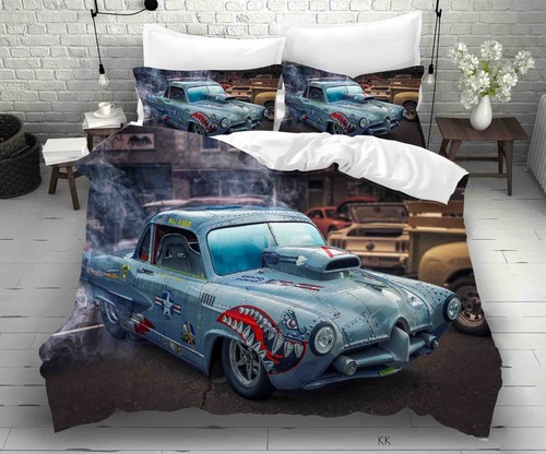 Auto retro graffiti - retro, quilt