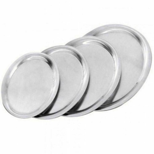 3er servierplatte edelstahl - 3er,