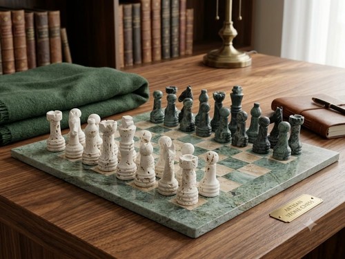 Luxus schachspiel marmor - luxus,