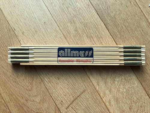 Zollstock mit werbung - m,