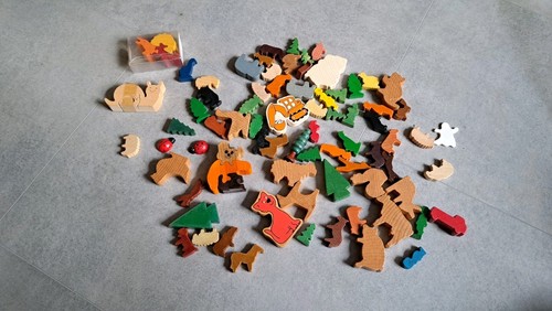 Holzspielzeug tiere menschen - holzspielzeug,