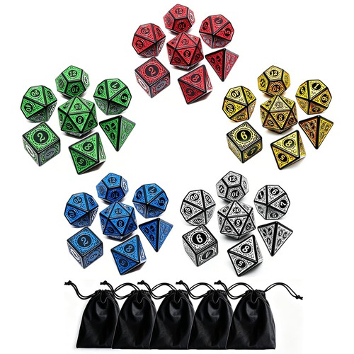 Polyhedral dnd würfelset 5er - polyhedral,