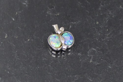 Opal diamant anhänger apfel - anhänger,,