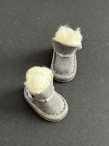 Grau lederstiefel mit - lederstiefel,