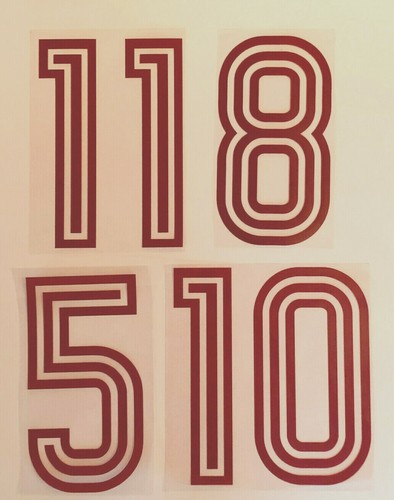 Flock nummer number - number, número