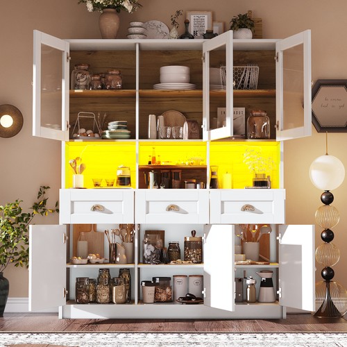 175cm led küchenschrank - led,