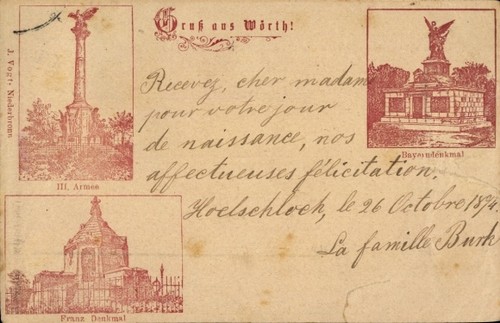 Vorläufer litho wœrth sur - vorläufer,