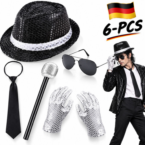 Popstar kostüm set michael - set,