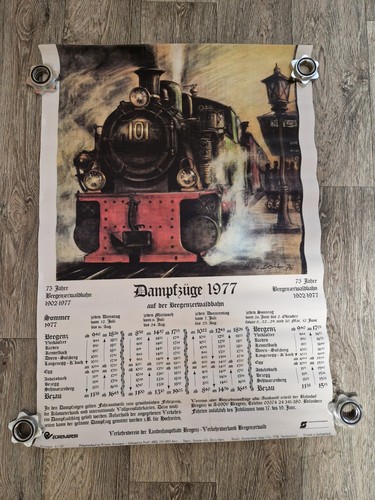 Altes eisenbahn plakat - eisenbahn,