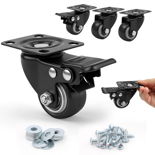 Mini möbelrollen 360 - 4x, 360°