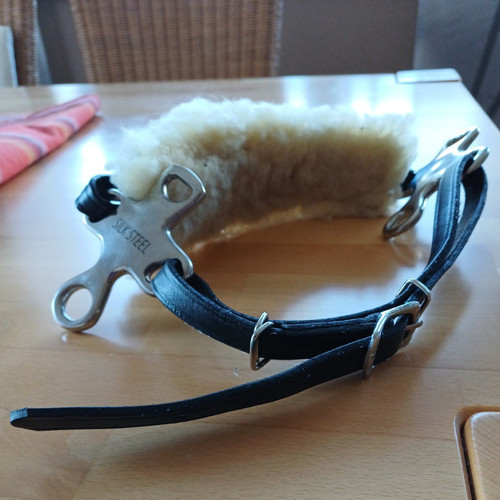 Silk steel hackamore mit - silk,