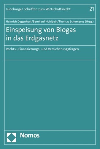 Einspeisung von biogas das - von,