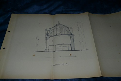 Bauplan lichtpause 1966 - bauplan,