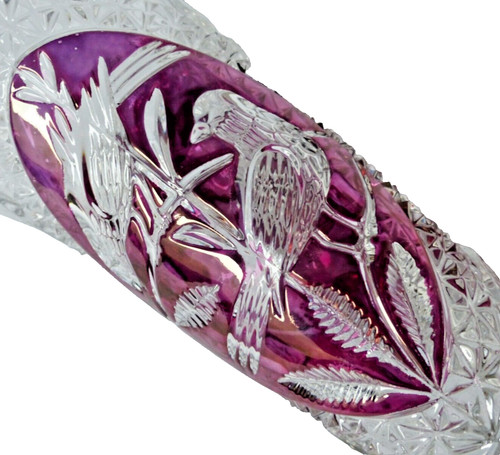 Hofbauer red bird vase - hofbauer, anna