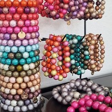 Armband perlen bunt - bunt, leuchtende