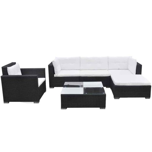 Poly rattan sitzgarnitur - rattan,