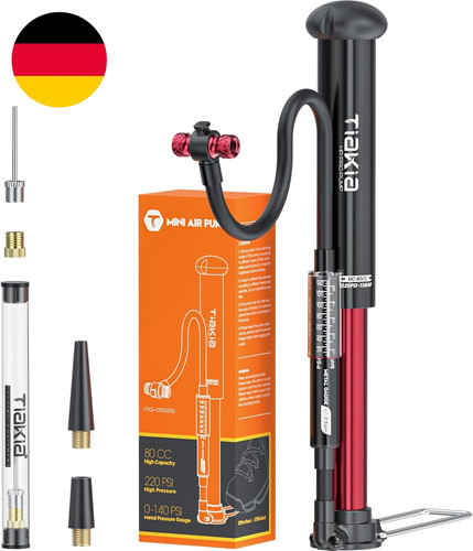 Tiakia fahrrad standpumpe - fahrrad, mit