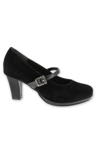 Trachtenpumps schwarz