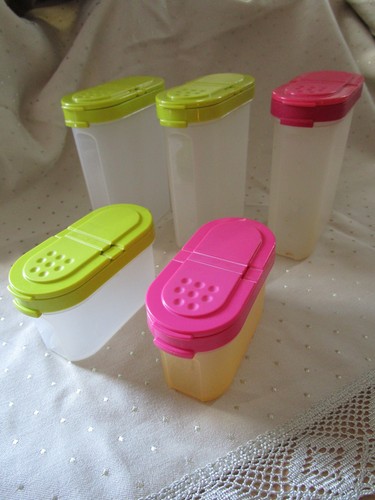Tupperware gewürzstreuer 3 - 5, gewürzstreuer: