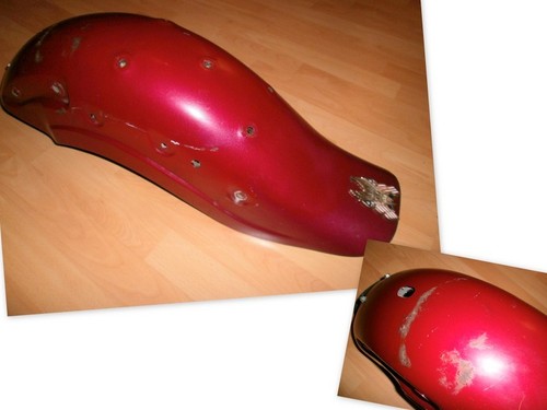 Kotflügel hinten für - , eine