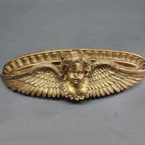 Goldene wandkonsole cm - , 48