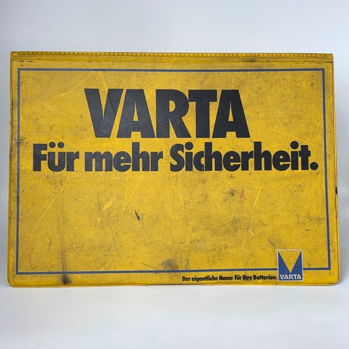 Varta oldtimer schild - varta,