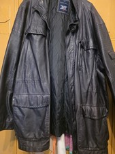 Schwarze lederjacke herren - schwarze,