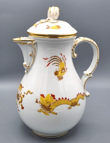 Meissen porzellan kaffee - meissen, kanne