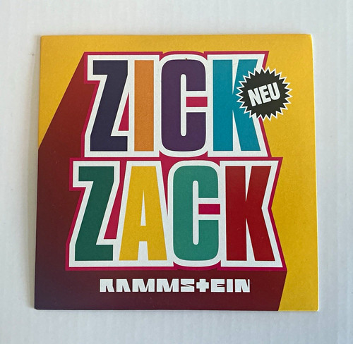 Rammstein zick zack single - zack, cd-single