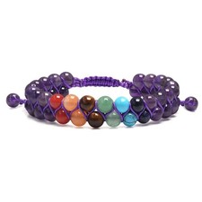 Armband chakra amethyst und - armband, amethyst-