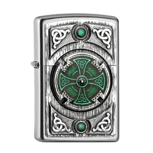 Zippo celtic green cross - zippo,