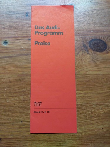 Audi programm 80 - -,