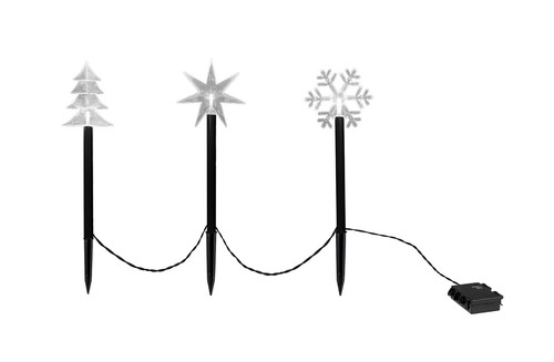 Led garten stecker 3er - stecker, set