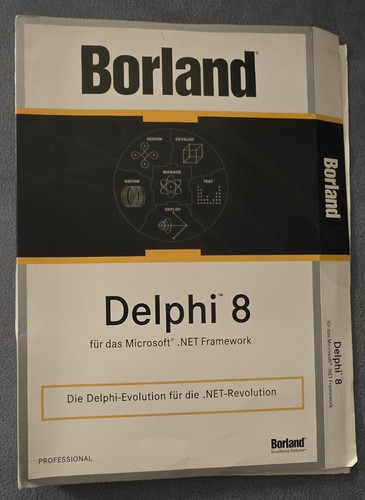 Rarität borland delphi 8 - borland,