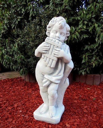 Steinfigur statue putte - statue,