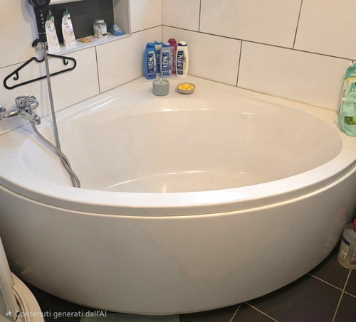 Eckbadewanne halbrund - eckbadewanne, halbrund-