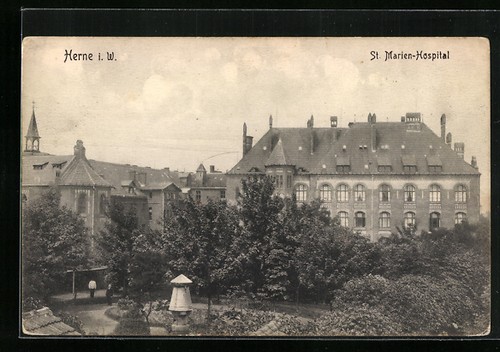 Herne ansichtskarte - i., w.,