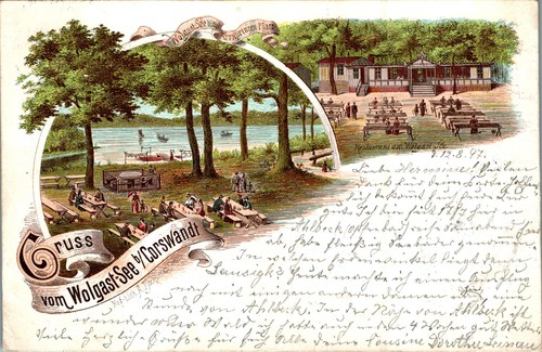 Litho gruss aus korswandt - aus,