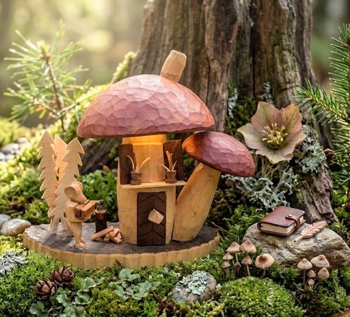 Erzgebirge räucherhaus pilz - erzgebirge,