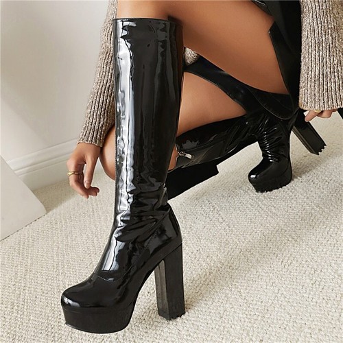 Damen high heels blockabsatz - heels,