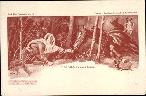 Künstler karl may - künstler, ak