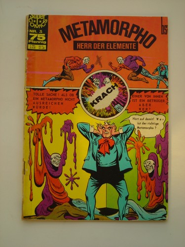 Super comics - comics, (metamorpho)
