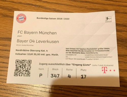 Sammler ticket bayern - fc,